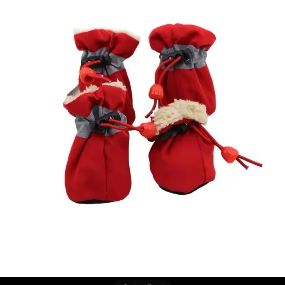 4pcs Set anti skid puppy shoes - Picture 2 of 2
